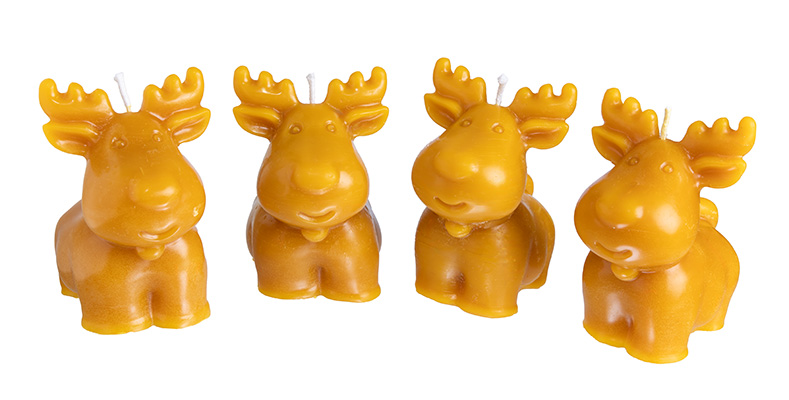 Elch, Bienenwachskerze – Bild 6